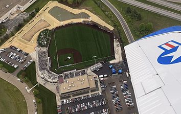 Wisconsin Brewing Company Park from the sky