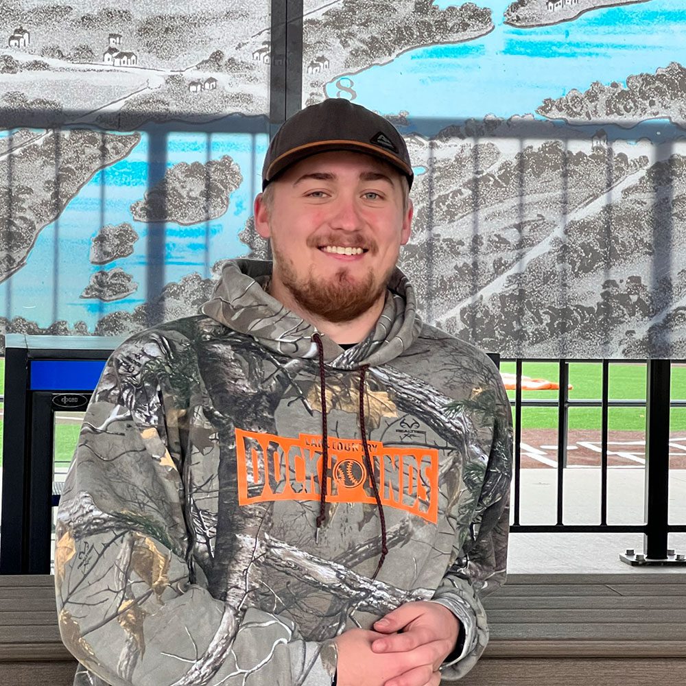 Zach Naatz, stadium operations manager for the Lake COuntry DockHounds and Lake Country Live