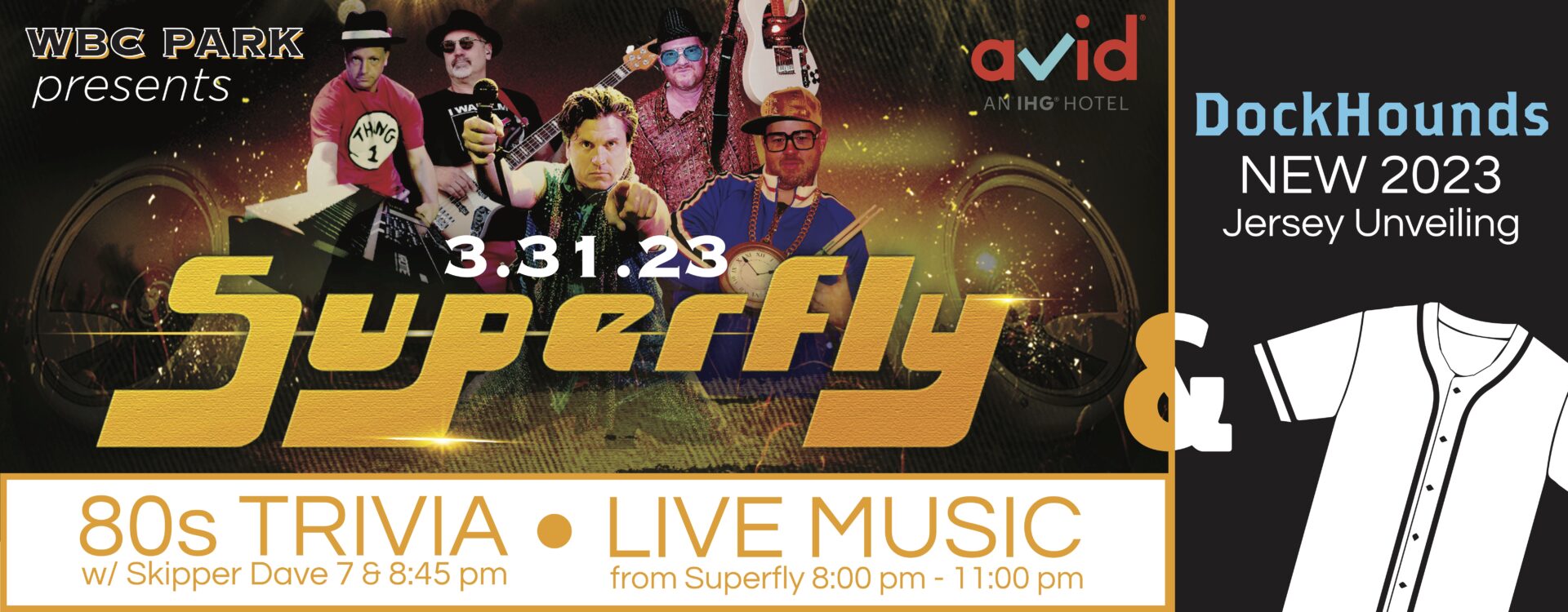 Superfly will perform at WBC Park on March 31, 2023