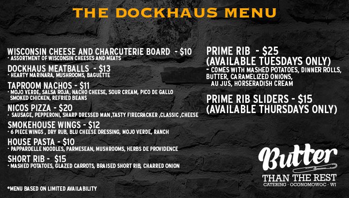 Dockhaus menu beginning 11-21