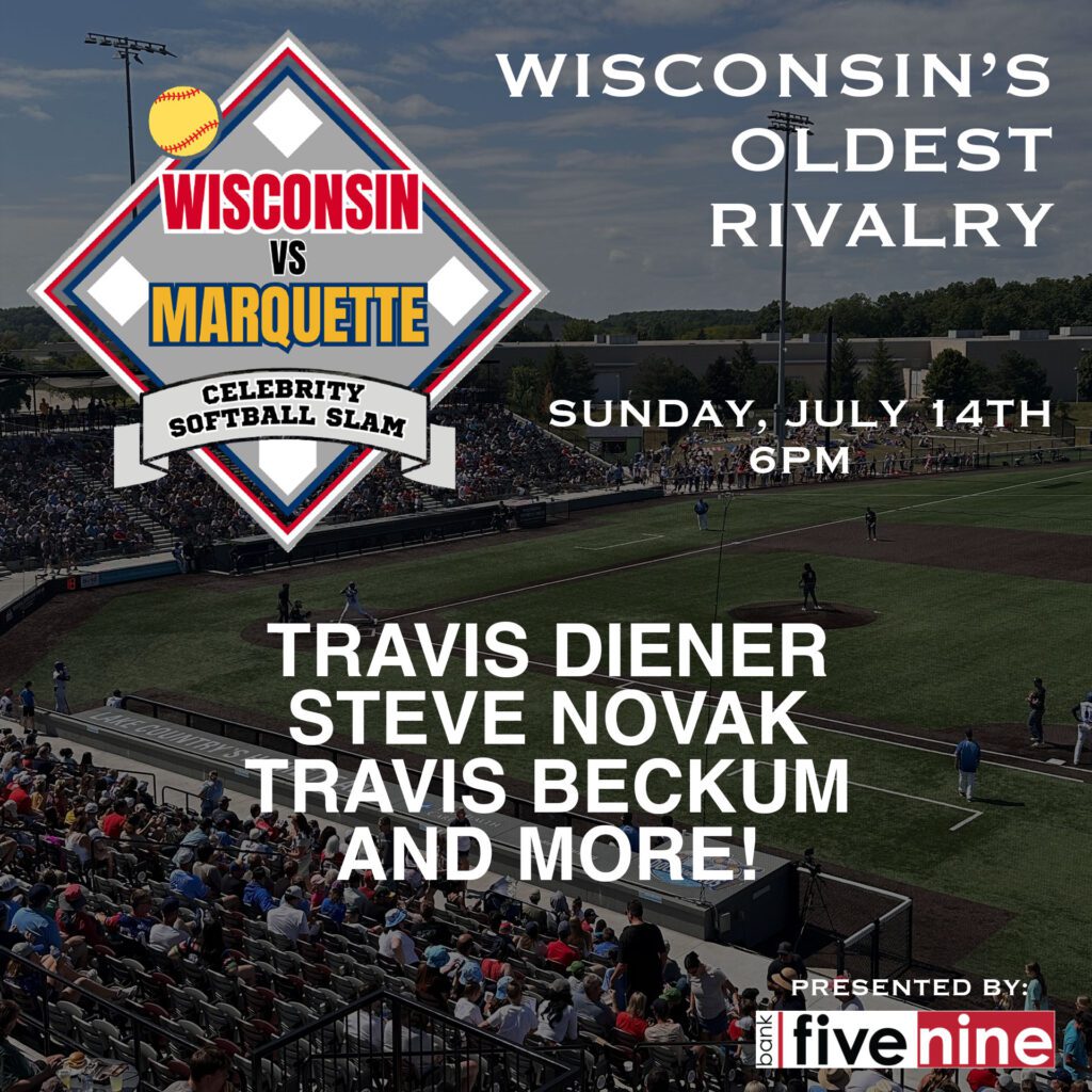 Wisconsin vs Marquette celebrity softball slam 2024