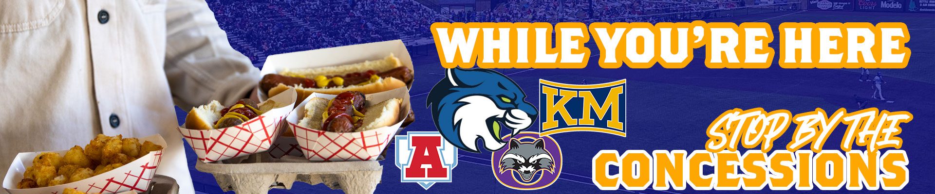 Stop by the concessions stand