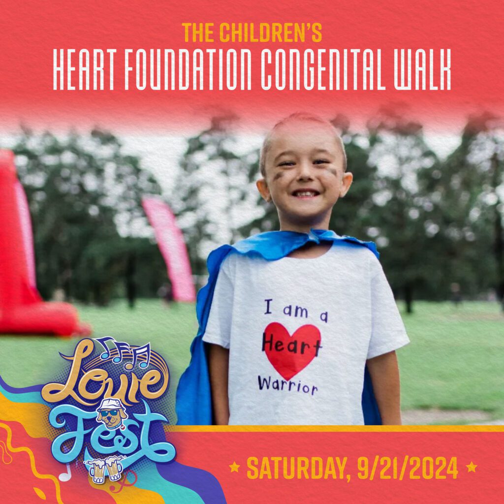 Childrens Congenital Heart Walk happens September 21 at Louie Fest 2024