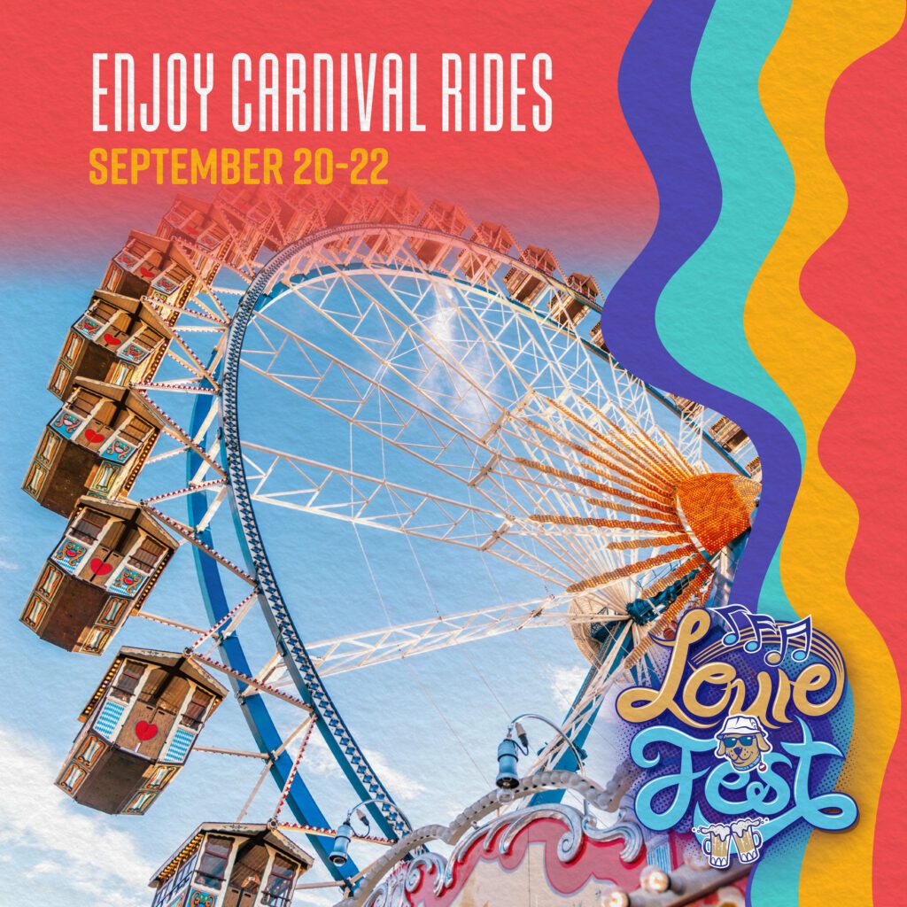 Carnival Rides all weekend at Louie Fest 2024