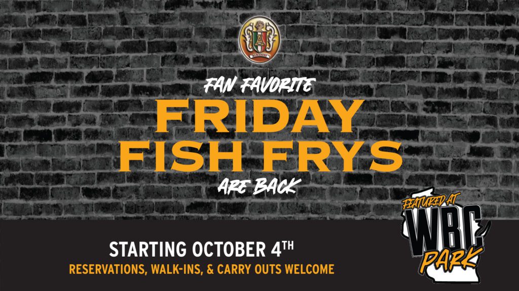 Fish Fry Nights return to the DockHaus inside WBC Park, October 4th