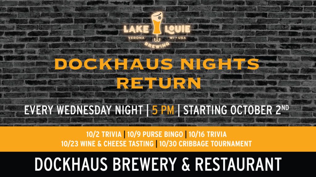 DockHaus Brewery and Restaurant returns starting October 2nd