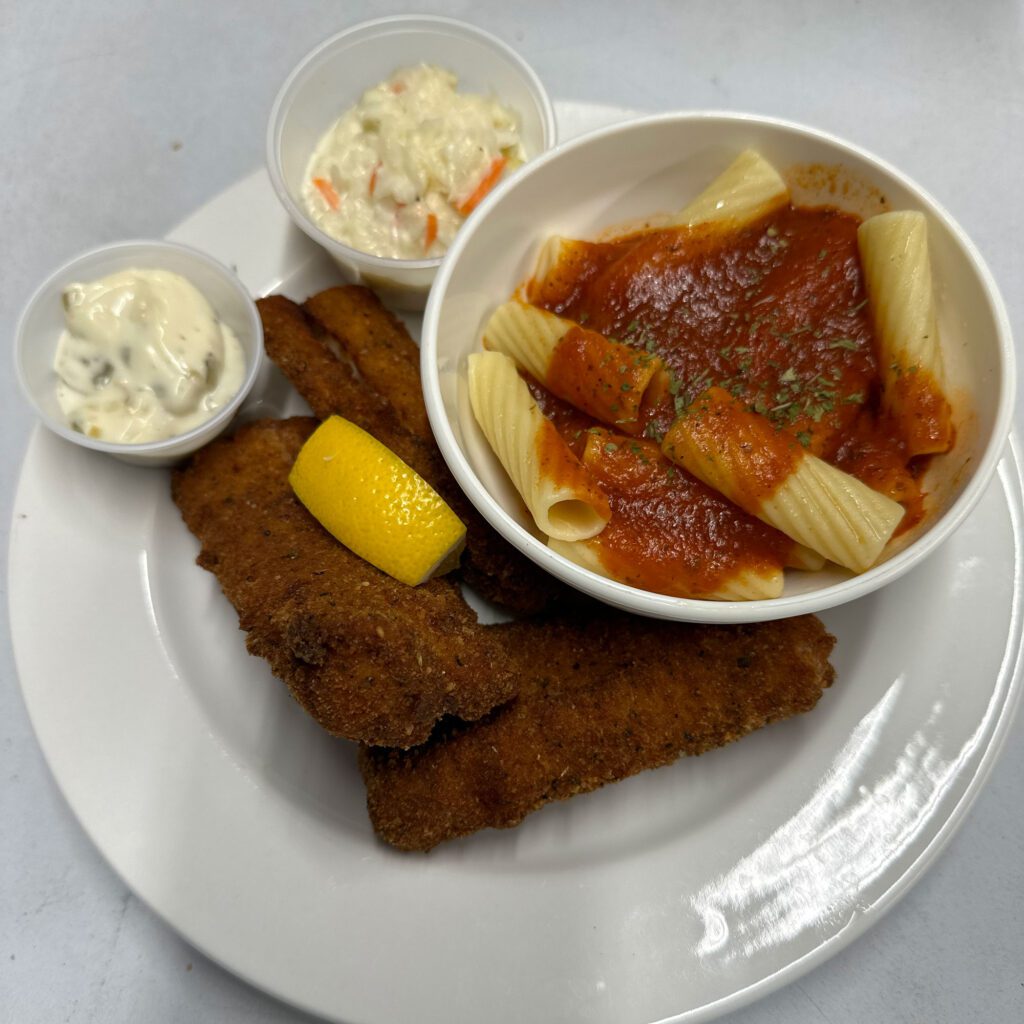 Italian Fried Fish at the DockHaus