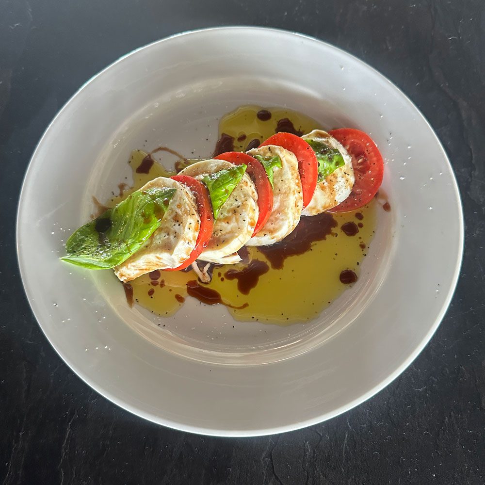 Caprese Salad from the DockHaus at WBC Park